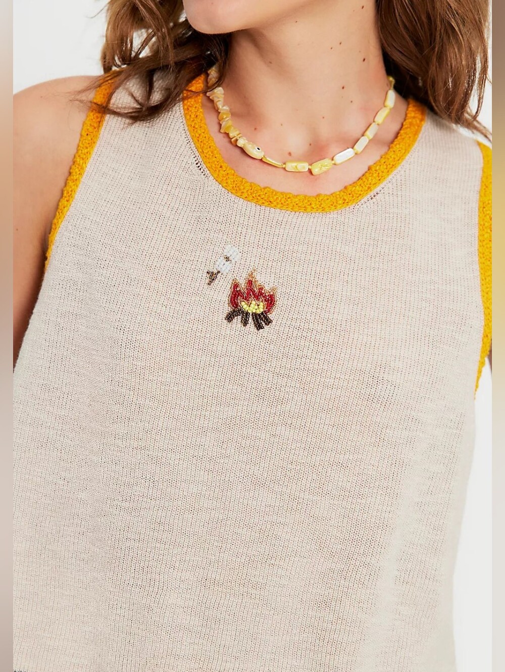 Free People "Shelly" Sweater Tank NWOT